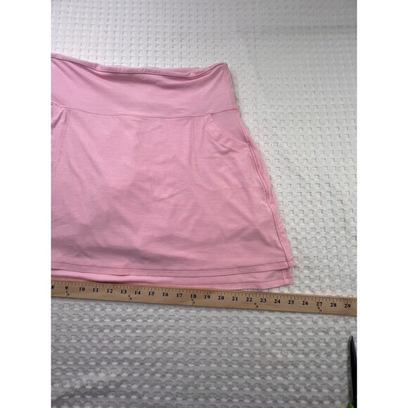 Peter Millar Golf Skirt Womens XL Pink Lined Skort UPF 50+ Tennis Pickleball - Picture 8 of 9